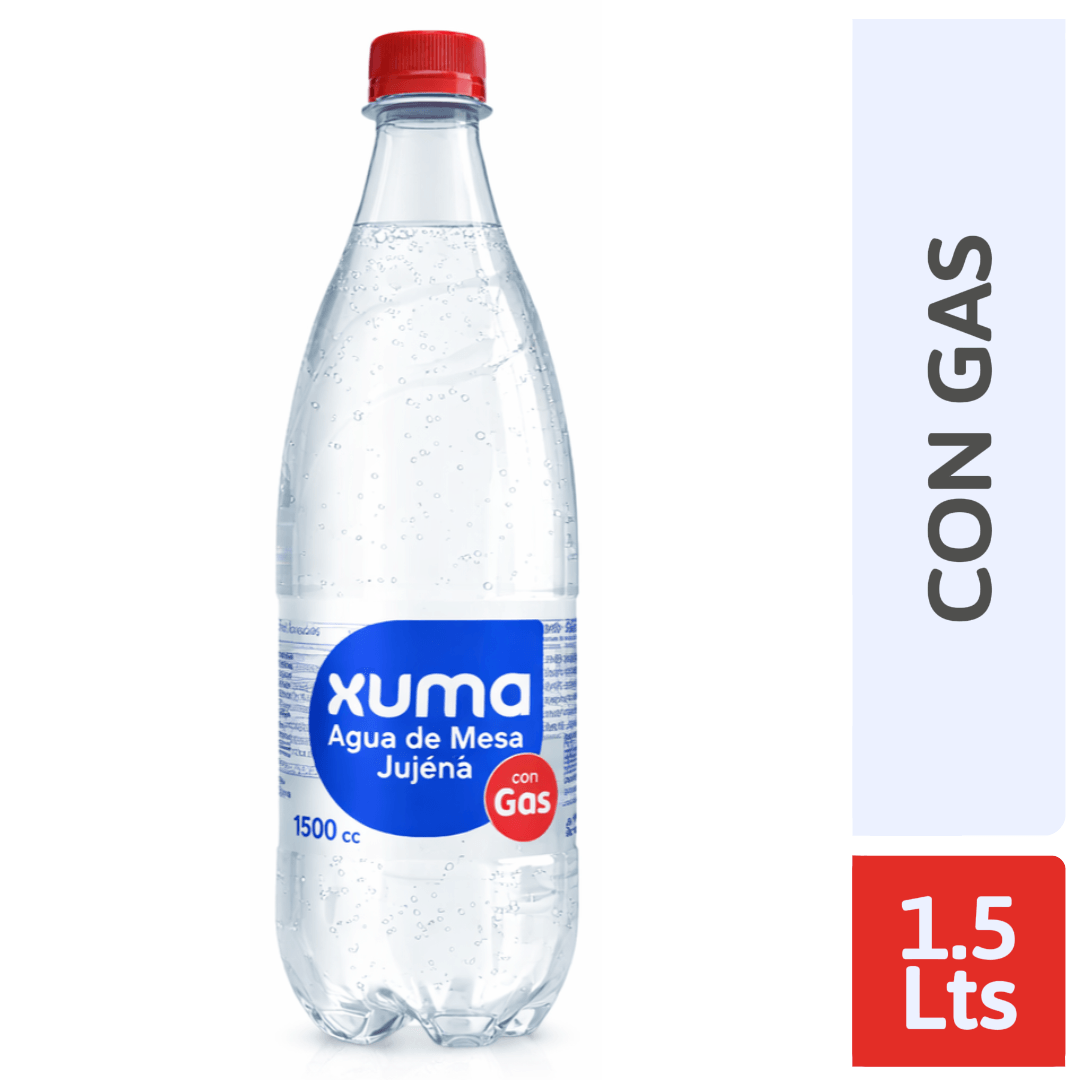 Agua Xuma Con Gas 1500Cc