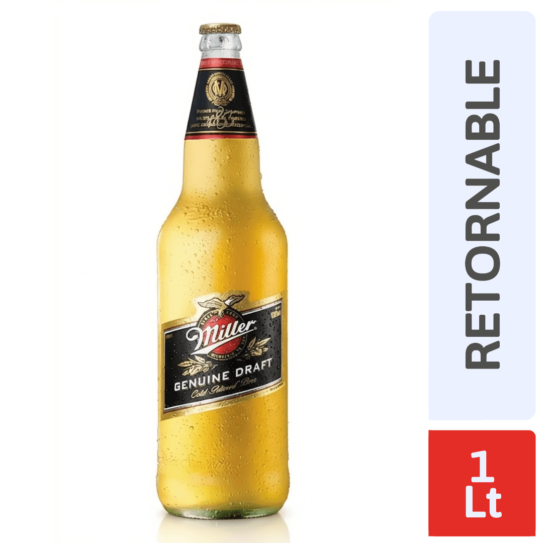 Cerveza Miller Retornable x 1lt