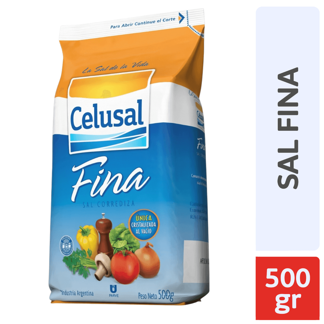 Sal Fina Celusal Paquete x 500 Gr