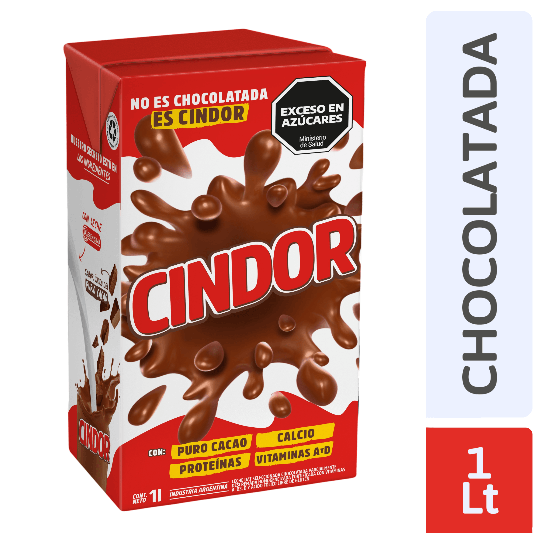Leche Chocolatada Cindor 1 Lt