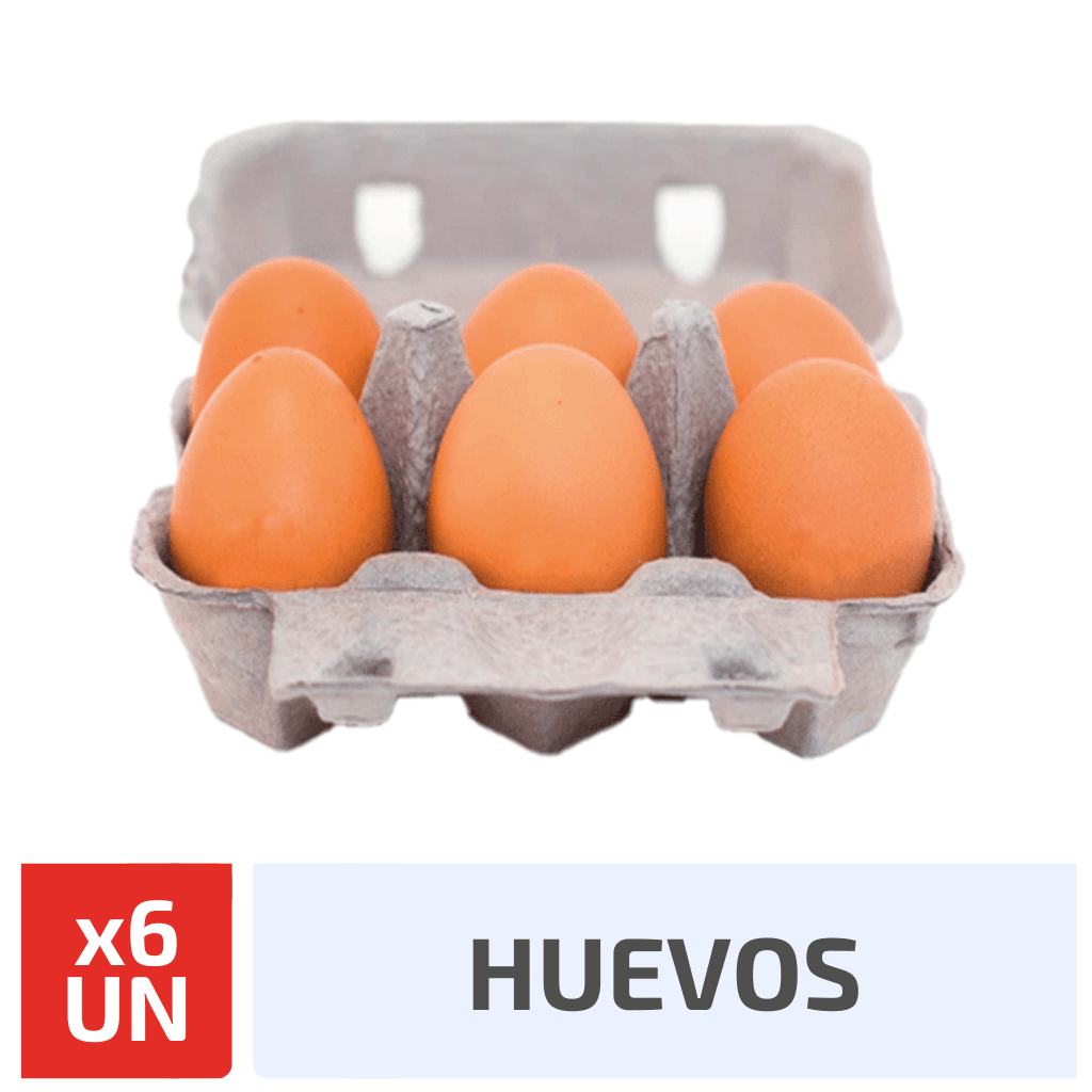 Huevo Color Med x 6 Un