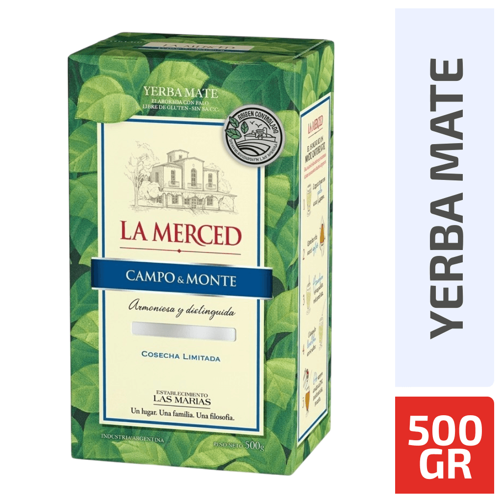 Yerba La Merced Campo y Monte 500gr